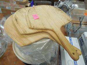Huge Pizza making lot, paddles and trays