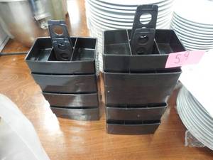 (15) center piece serving trays for salt  pepper etc.