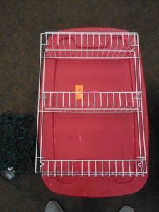 3 shelf wire rack
