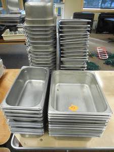 STEAM BUFFET SERVING PANS LOT