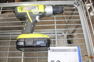 lot 52 image: Ryobi 18V Cordless Drill P271