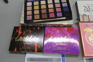 lot 34 image: Lot of (3) Tarte Tartelette High-Performance Eyeshadow Palette - Toasted, In Bloom Amazonian Clay