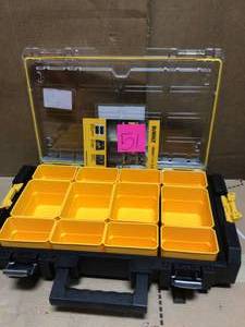 lot 51 image: TOUGHSYSTEM 12-Compartment Small Parts Organizer by DEWALT