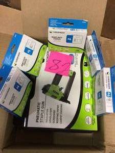 lot 82 image: Pneumatic Staple GunStapler with Carrying Case for Arrow T50 Staples