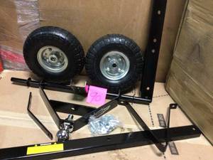 lot 90 image: SPEEDWAY 600 lb. Capacity Heavy-Duty Trailer Dolly in good condition 
