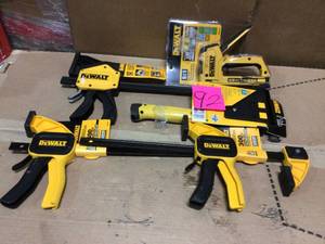 lot 92 image: MIX LOT OF DEWALT TOOLS