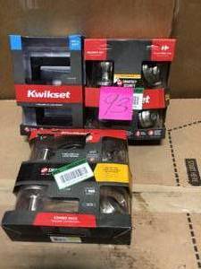 lot 93 image: MIX LOT OF KWIKSET SMARTKEY SECURITY LOCK