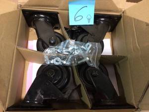 Husky Heavy Duty 4 in. Caster Kit in good condition