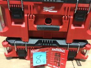 PACKOUT 22 in. Tool Box by Milwaukee in good condition