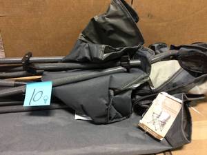 Gray Oversize Folding Chair in good condition