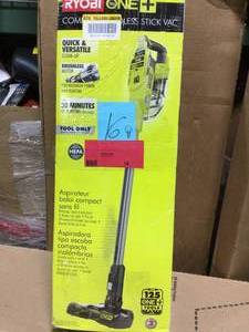 ONE 18V Brushless Cordless Compact Stick Vacuum Cleaner (Tool Only) by RYOBI in good condition