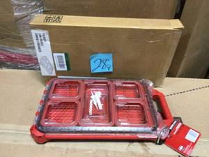 PACKOUT 5-Compartment Low-Profile Compact Small Parts Organizer by Milwaukee in good condition