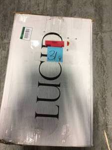 LUCID 4 inch Queen Size Cooling Gel Ultra Plush Memory Foam Bed Mattress Topper in good condition