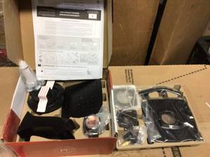Venturi Single-Handle 1-Spray Tub and Shower Faucet in Matte Black (Valve Included) by Pfister in good condition