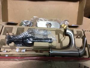 Ladera Single-Hole Single-Handle Bathroom Faucet in Spot Defense Brushed Nickel by Pfister in good condition