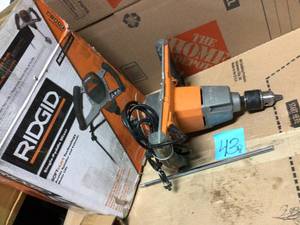 Single-Paddle Mixer by RIDGID in good condition