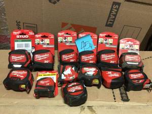 25 ft. x 1 in. Compact Magnetic Tape Measure with 15 ft. Reach by Milwaukee in good condition