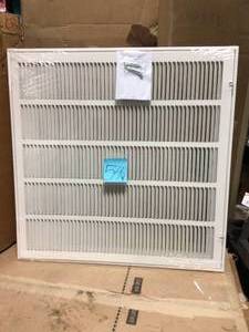 25 in. x 25 in. Square Return Air Filter Grille of Steel in White by Venti Air in good condition