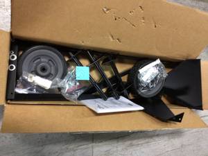 40 in. Tow-Behind Plug Aerator by Brinly-Hardy in good condition