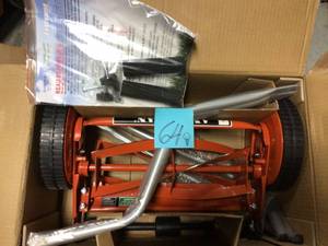 14 in. Manual Walk-Behind Push Reel Lawn Mower by American Lawn Mower Company in good condition