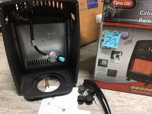 18K BTU Propane Cabinet Gas Portable Heater by Dyna-Glo  USED