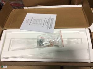 Amery Collection 19.81 in. W Wall Shelf with Hooks, White by RiverRidge Home in good condition