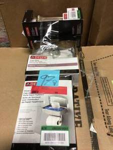 MIX LOT OF DELTA TOWEL RING, TOILET PAPER HOLDER ETC. in good condition