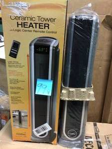 Tower 1500-Watt Electric Portable Ceramic Oscillating Space Heater with Digital Remote Control by Lasko in good condition