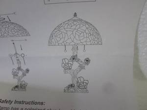 (A-4T) Double Lit Stain Glass Lamp ...