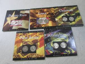 (CNTR) Lot of 5 Statehood Quarter C...
