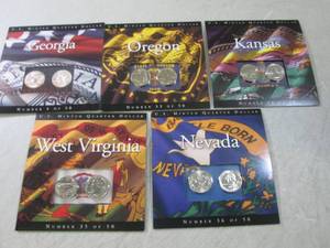 (CNTR) Lot of 5 Statehood Quarter C...