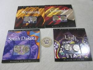 (CNTR) Lot of 4 Statehood Quarter C...