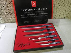 (CAC) 6pc Rogers Chef Quality Carvi...