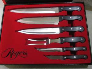 (CAC) 6pc Rogers Chef Quality Carvi...