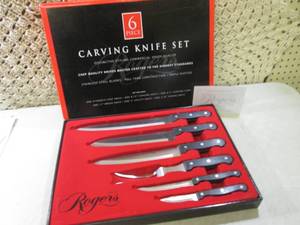 (CAC) 6pc Rogers Chef Quality Carvi...