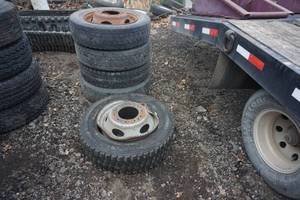 Lot of 5  - Ford 10 Bolt Truck Rims and Tires