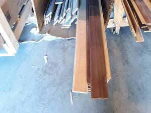 (30) Solid Cherry Crown Molding 1-12 X 8 to 10 plus shorter pieces