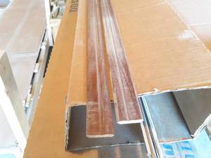 (30) Solid Cherry Crown Molding 1-12 X 8 plus shorter pieces