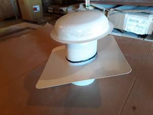 (10) NEW 5 White Roof Caps