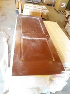 (3) Solid-Core Cherry Doors 30 x 80