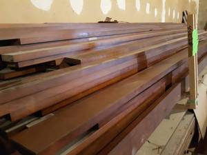 Pallet lot of 3 x 34 Solid Groove and No Groove Cherry