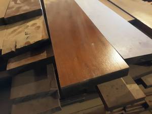(50) 4 x 34 Solid Cherry (No Groove)