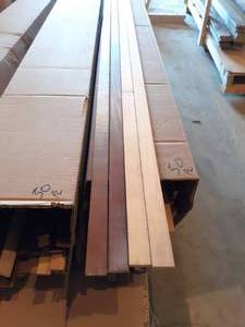(40) Solid Cherry Wood Trim pieces 1-14 X 7