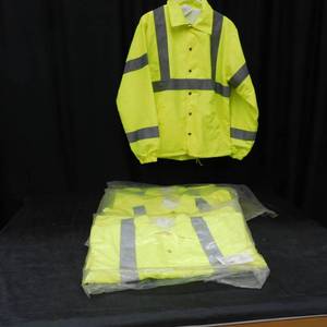 4 SMALL SAFETY WINDBREAKERS