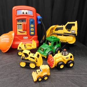 LITTLE TIKES AND CONSTRUCTION VEHICLES