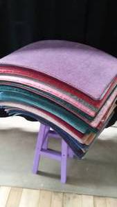 CARPET PIECES STOOL