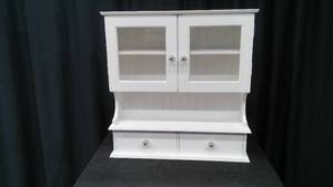 WHITE FREE STANDING SHELF