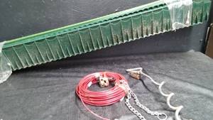 DOG WIRE COATED LINE, LAWN EDGING