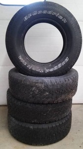 4 BFGOODRICH TIRES
