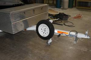 lot 19 image: Custom 2 Place Heavy Duty Jet Ski Trailer